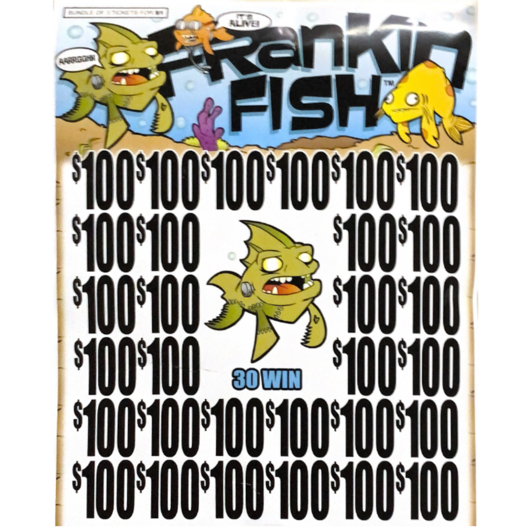Frankin' Fish JAR TICKET GAME