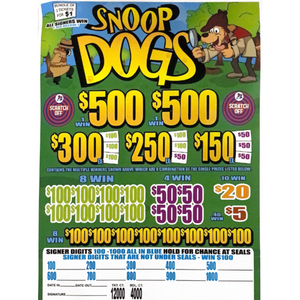 Snoop Dogs JAR TICKET GAME