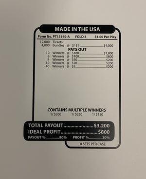 Made in the USA JAR TICKET GAME