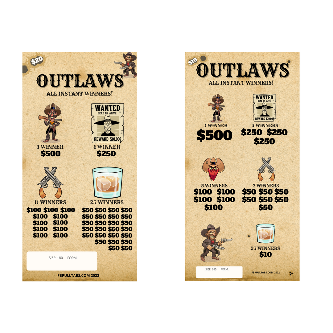 Bundle $10 & $20 Outlaws